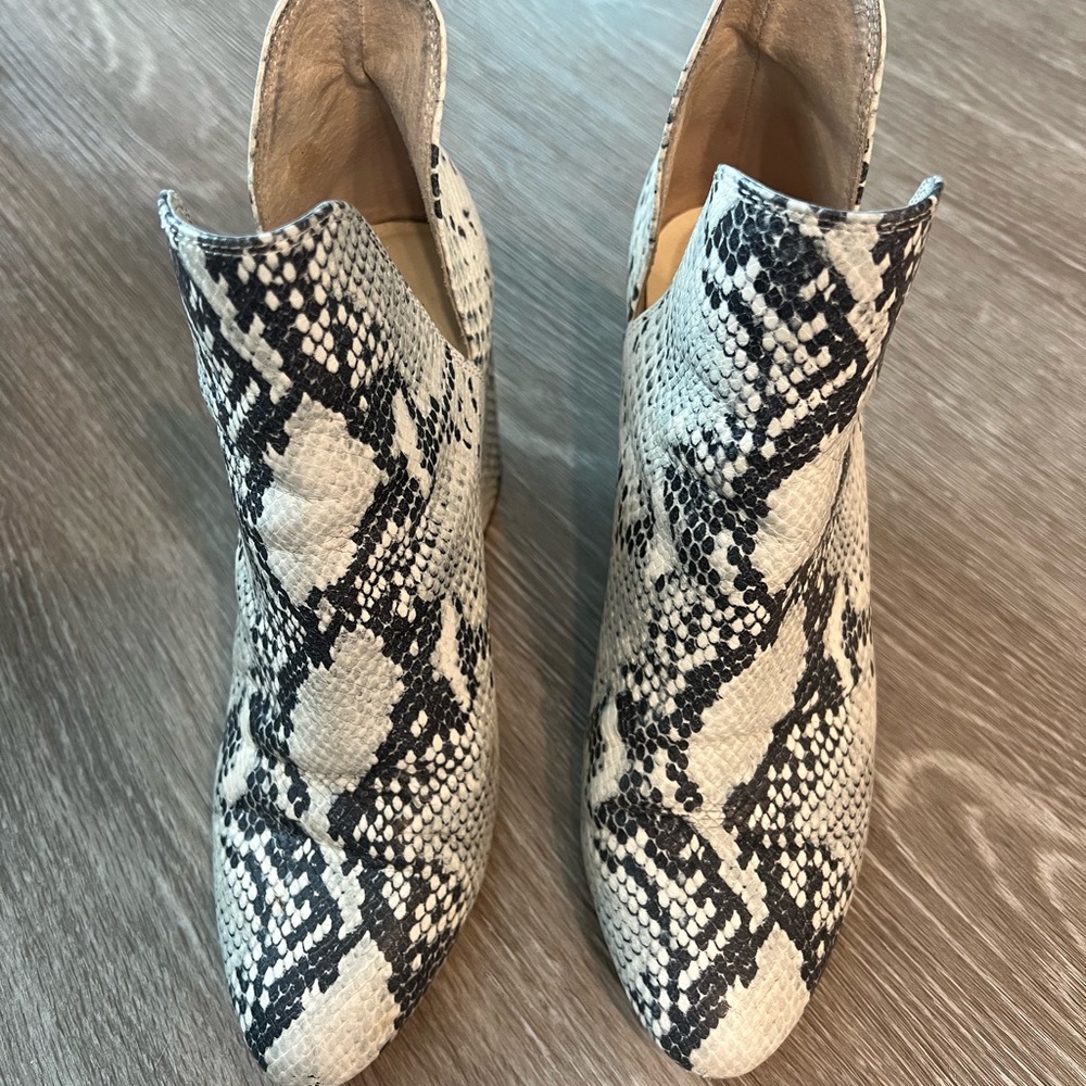 Steve Madden Rookie Snakeskin Booties - Picture 7 of 10